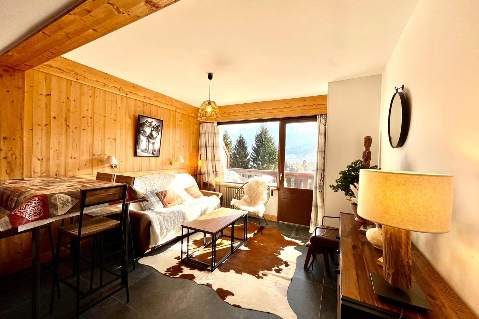 Superb Cosy Apartment With Balcony Combloux Esterno foto